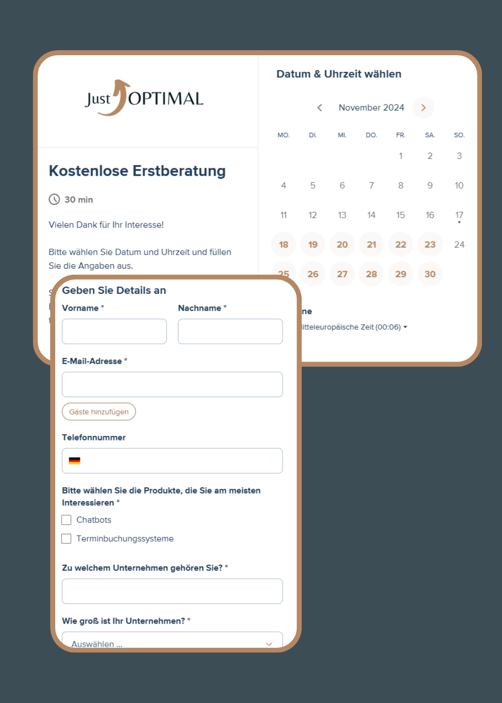 Grafik zur automatischen Terminbuchung